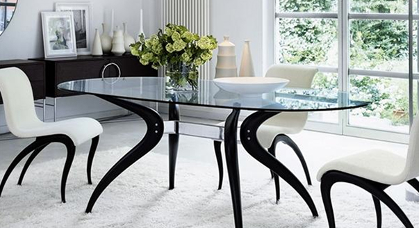 Обеденный Стеклянный стол Porada RetròОрех