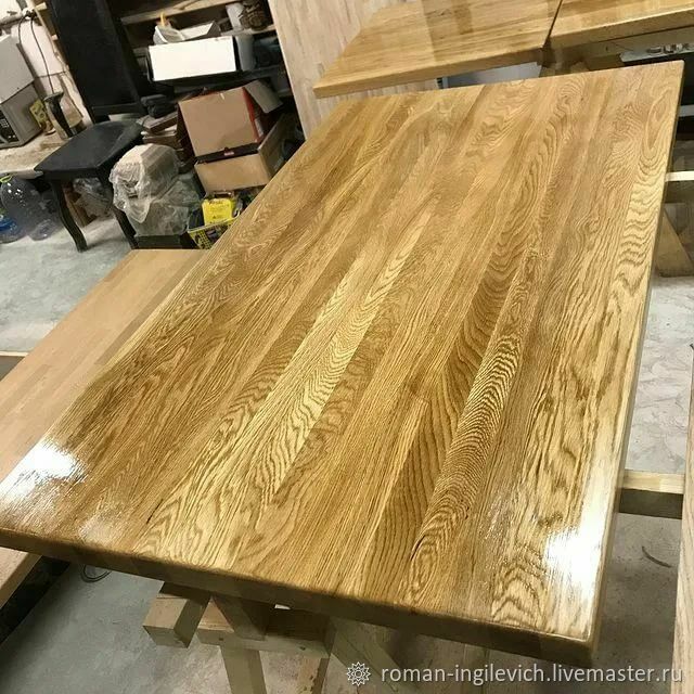 СТОЛЕШНИЦА ИЗ МАССИВА ДУБА (ДУБОВЫЙ ЩИТ ЦЕЛЬНОЛАМЕЛЬНЫЙ)1000х1000 мм Дуб