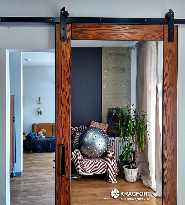 Амбарная дверь REFLEKT